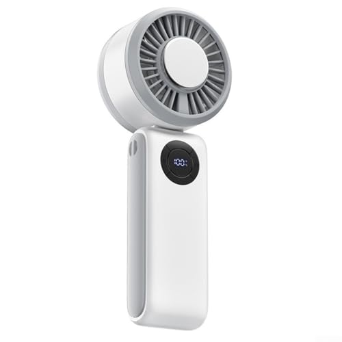 Miniatur-Turbo-Ventilator mit kompaktem, faltbarem Design und leistungsstarker Luftstrom-Technologie, perfekt für den Einsatz mit wiederaufladbaren Optionen erhältlich (weiß) von wenyouya