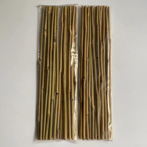 Natürliche wiederverwendbare Pflanzenstützpfähle, 20 stabile Optionen für Ihre Gartenprojekte (45,7 cm) von wenyouya