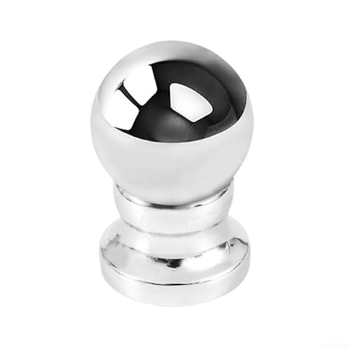 Outdoor-Fahnenmast-Kugelkopf-Endstück aus ABS-Material für zuverlässige Leistung und visuelle Attraktivität (Silber) von wenyouya