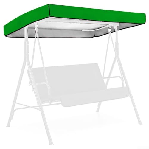 Outdoor Patio Swing Canopy Cover with Side Holes for Enhanced Protection and Storage (Green) von wenyouya