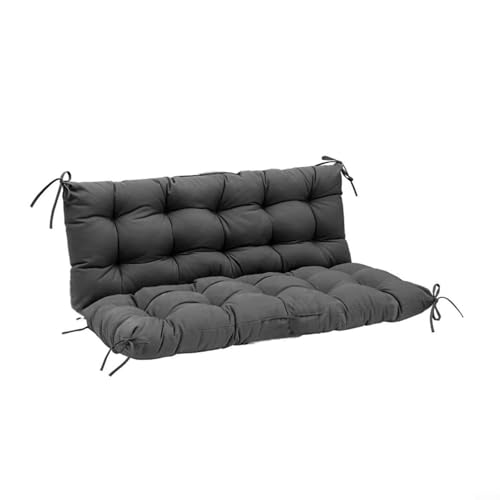 Outdoor Wasserdichte Schaukelunterlage Doppel- oder Mehrpersonenstuhl-Matte Ergonomisch Gestepptes Kissen Bequeme Rückenstütze Fleckenabweisendes Polyester Dunkelgrau Flach Für Garten Terrasse (Blau) Outdoor Wasserdichte Schaukelunterlage Doppel- oder Mehrpersonenstuhl-Matte Ergonomisch Gestepptes Kissen Bequeme Rückenstütze Fleckenabweisendes Polyester Dunkelgrau Flach Für Garten Terrasse (Blau) von wenyouya