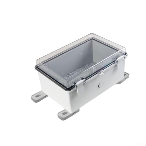 Outdoor wasserdichte Schutzsteckdosenbox IP66 bewertet staubdicht stoßfest ABS Material Verteilerkasten mit transparenter Abdeckung geeignet für Garten und Industrie von wenyouya