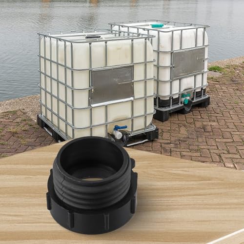 Praktischer IBC Tankadapter für Schutzventil, kompatibel mit IBC und Tonnenfässern (58 mm) von wenyouya