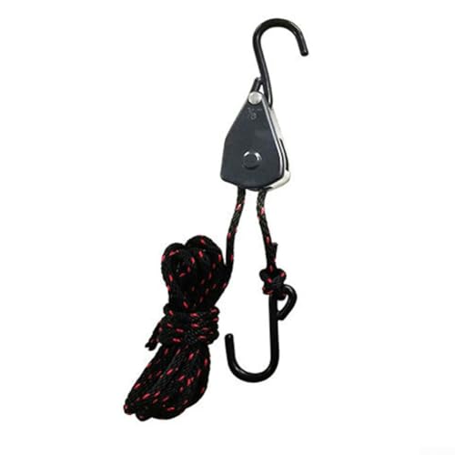 Robuster 18 Kunststoff-S-Haken zum Binden und Heben bei Outdoor-Aktivitäten (A:1/8 4 mm 3 Meter) von wenyouya
