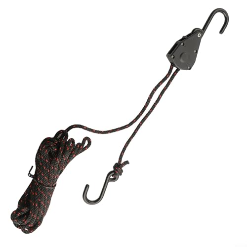 Robuster 18 Kunststoff getauchter S-Haken zum Binden und Heben bei Outdoor-Aktivitäten (A:1/8 4mm 5M) von wenyouya