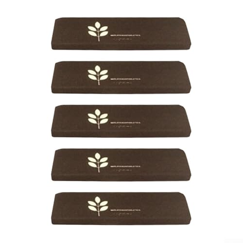 Rutschfeste selbstklebende Stufenmatten leuchten im Dunkeln, Teppich, Treppenstufen für Zuhause, Innenstufen, Dekoration mit vier- und fünfblättrigem Kleeblatt-Design (fünfblättriges Kleeblatt) von wenyouya