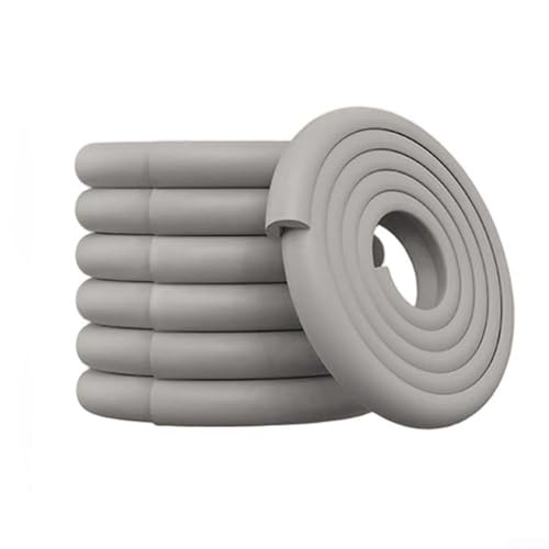 Schaumstoff-Schwammmatten als Treppenstufenpolster mit Antikollisionsstreifen, um die Füße zu polstern und Möbelkanten an Leitern und Haushaltsgegenständen zu schützen (grau) von wenyouya