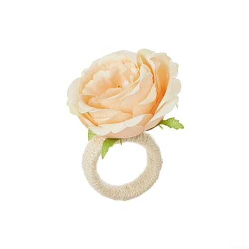 Set mit 6 dekorativen Blumen-Serviettenringen für Feiern und Veranstaltungen, verleiht jedem gedeckten Tisch Charme Set mit 6 dekorativen Blumen-Serviettenringen für Feiern und Veranstaltungen, verleiht jedem gedeckten Tisch Charme von wenyouya