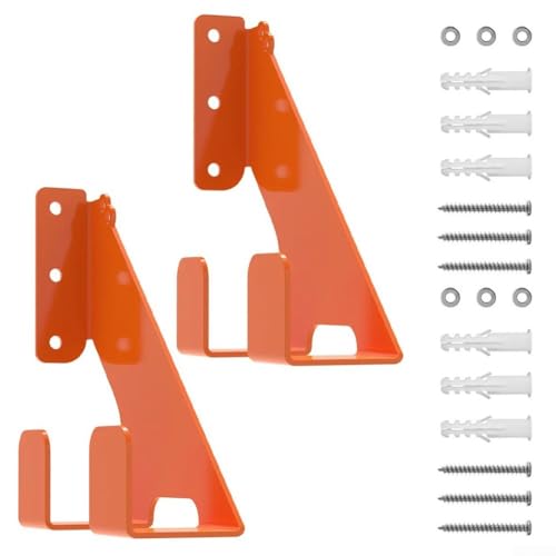 Sicherer und stabiler Kettensägenhalter, robuste Wandhalterung für Garage, Werkzeugorganisation (2 Stück) von wenyouya