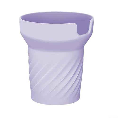 Silikon-Becherhülle, schützt Ihre Tasse mit einem Fassungsvermögen von 1,2 l und ist leicht zu reinigen (lila) von wenyouya