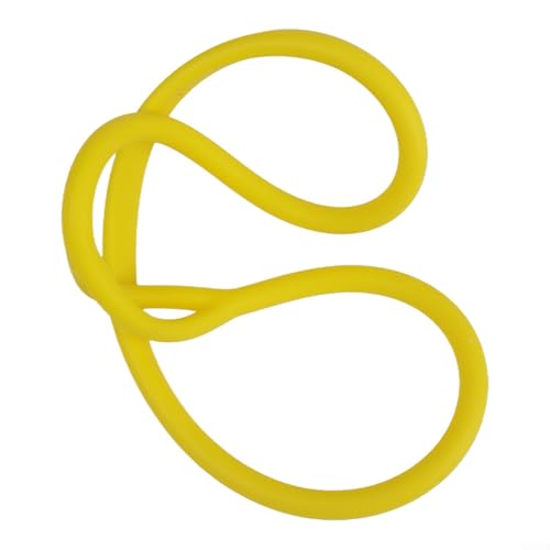 Silikon-Halsring, Tauchhalskette, Standby-Design, um Regulator-Kragen für Tauchen zu fixieren, sorgt dafür, dass der Regler nah unter dem Kinn bleibt (gelb) von wenyouya