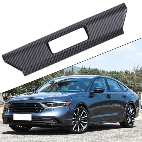 Stilvolle Kohlefaser-USB-Steckdosenabdeckung für Accord 2023 schnelle Installation von wenyouya