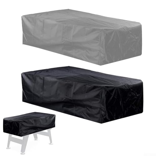 Tischfußball Tischhusse 420D Wasserdicht und Staubdicht Oxford Gewebe Abschirmung gegen Elemente 63x45 7,6cm (Schwarz) von wenyouya