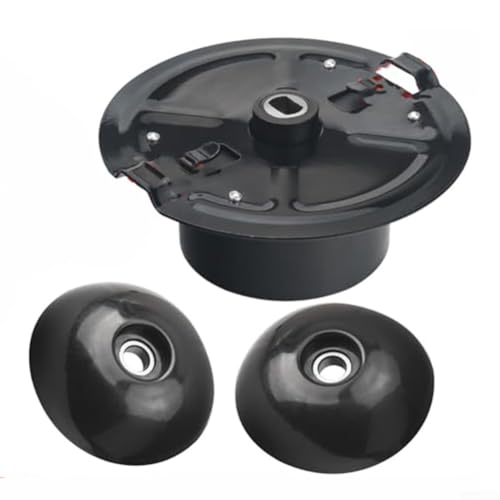Trägerplatte und Mähkugel-Ersatz-Set für Walk Behind Trimmer mit Mowball-Schraube, kompatibel mit Teil 532180338 532180334 von wenyouya