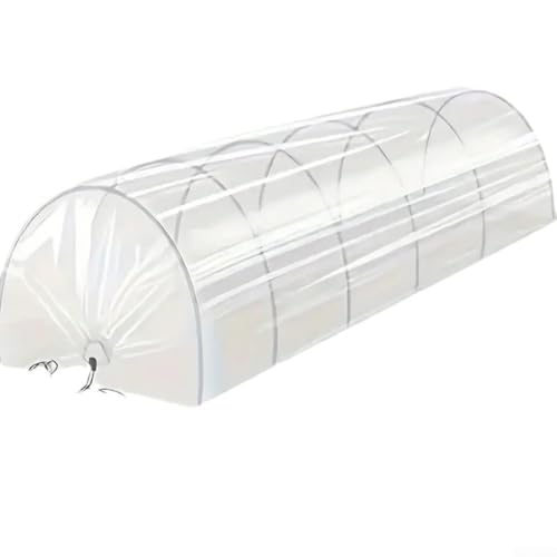 Tragbarer Garten-Gewächshaus-Tunnel 2-in-1 mit flexiblen Stützen und atmungsaktiver PE-Abdeckung für kleine Gärten, Balkone und kompakte Außenbereiche (PE-Folie) von wenyouya