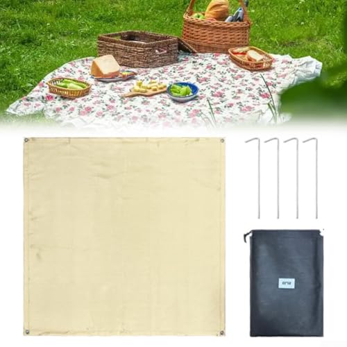 Tragbares Outdoor-Isolationspad, das für ein trockenes Erlebnis während Campouts oder Picknicks in der Natur sorgt (43 x 43 cm) von wenyouya
