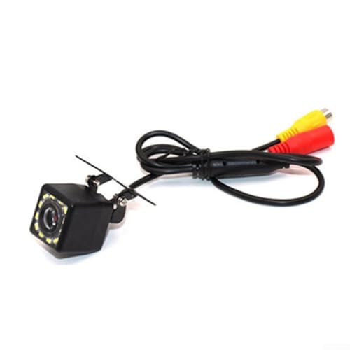 Wasserdichte Rückfahrkamera mit 12 LEDs und 170-Grad-Weitwinkelobjektiv für klare Nachtsicht, kompatibel mit Autos, SUVs, Anhängern und LKWs, 12 V, 24 V (12 Lichter) von wenyouya