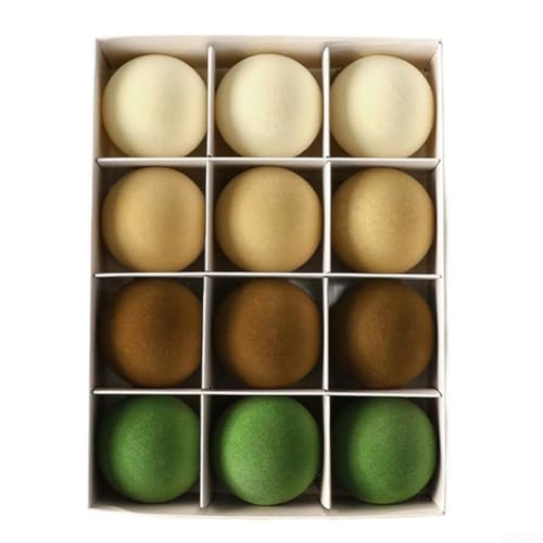 Weihnachts-Samtkugel-Set für Baum, Kamin, Kranz und Zuhause, Plüsch-Ornamente für eine gemütliche und festliche Atmosphäre (c) von wenyouya