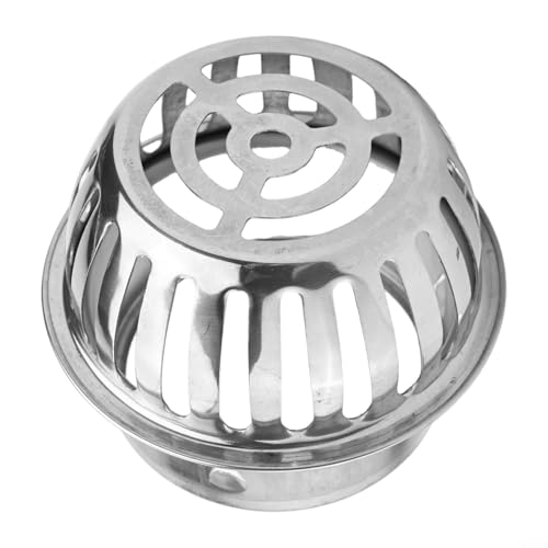 Wenyouya 304 Edelstahl Dachbodenablauf Anti-Verstopfung runder Abflussfilter mit leisem Design (150 mm) von wenyouya