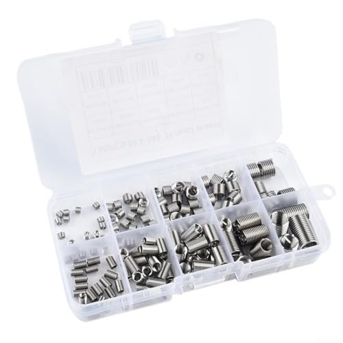 Wenyouya Gewindereparatur-Set aus Edelstahl, Helicoil-Gewindeeinsatz-Set für M3, M5, M6, M8, Aluminium, direktes Ersatzgewinde-Set Wenyouya Gewindereparatur-Set aus Edelstahl, Helicoil-Gewindeeinsatz-Set für M3, M5, M6, M8, Aluminium, direktes Ersatzgewinde-Set von wenyouya