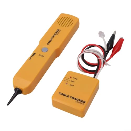 Zuverlässiger elektrischer Drahttester für RJ11-Kabel, inklusive Werkzeugtasche und Bedienungsanleitung (evtl. nicht in deutscher Sprache) von wenyouya