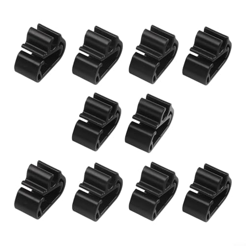 wenyouya 10er-Pack Wischer-Sprühschlauchschellen, OEM 1617040080, Ersatz kompatibel mit 3008 5008 C5 DS7 Kunststoff-Unterlegscheiben-Düsenhalterungen, 5 x 5 x 5 cm von wenyouya