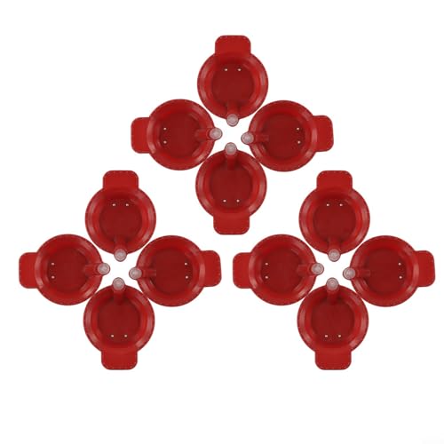 wenyouya 12 Stück LED-Kerzen, wasseraktiviert, elektrische Teelichter für Diwali-Festivals, Heimdekoration, rot, wasserdicht, batteriebetrieben, flammenlose Kerzen für Schlafzimmer, Wohnzimmer wenyouya 12 Stück LED-Kerzen, wasseraktiviert, elektrische Teelichter für Diwali-Festivals, Heimdekoration, rot, wasserdicht, batteriebetrieben, flammenlose Kerzen für Schlafzimmer, Wohnzimmer von wenyouya
