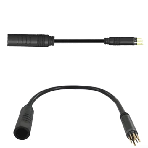 wenyouya 9-poliges wasserdichtes E-Bike-Motor-Verlängerungskabel Stecker auf Buchse für Bafang für AKM Shengyi MXUS Xiongda 250 W-1000 W E-Bike-Umbauset (9-polig, 1000 mm) von wenyouya