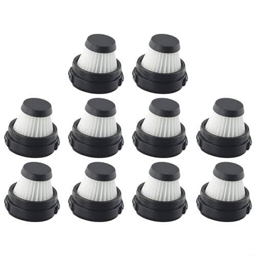wenyouya Ersatzfilter für Baseus 15000Pa schnurlosen Auto-Staubsauger, hocheffizienter Staubfangfilter, kompatibel mit 135 W tragbarem Staubwedel, wesentliches Wartungsteil (10) von wenyouya