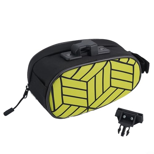 wenyouya Fahrradsatteltasche, 1,2 l, wasserdicht, Lederstruktur, Fahrradsitztasche mit reflektierendem Streifen und Rücklicht-Haken, passend für Reifenheber/Schläuche/Mini-Pumpe (Schwarz/Rot/Braun wenyouya Fahrradsatteltasche, 1,2 l, wasserdicht, Lederstruktur, Fahrradsitztasche mit reflektierendem Streifen und Rücklicht-Haken, passend für Reifenheber/Schläuche/Mini-Pumpe (Schwarz/Rot/Braun von wenyouya