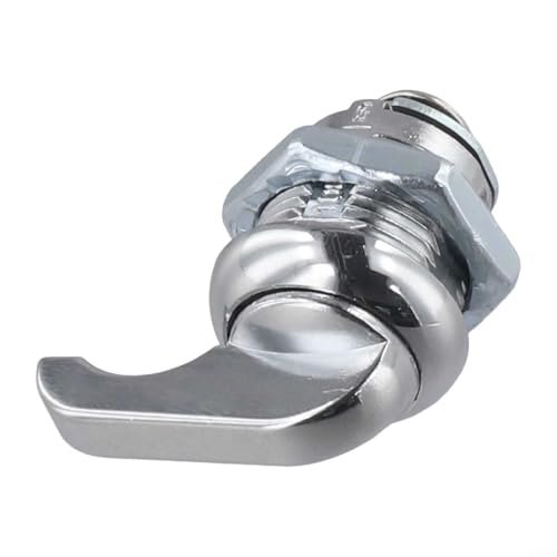 wenyouya Nockenschloss aus Zinklegierung, 16/22/30 mm, schlüsselloses Schrankschloss für Möbeltresor, Briefkasten, Verkaufsautomaten (22 mm) von wenyouya