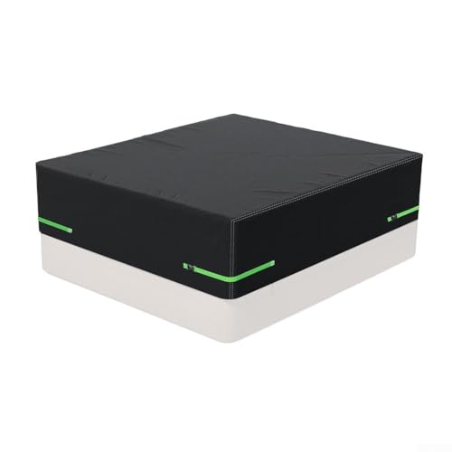 wenyouya Quadratische Whirlpool-Abdeckung, 210D Oxford, wasserdicht, Kordelzug-Design für Spas im Freien (203,2 x 203,2 x 50,8 cm) von wenyouya