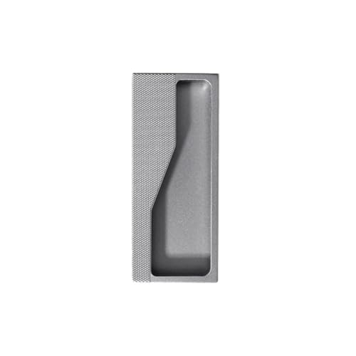 wenyouya Schrankgriff aus Aluminiumlegierung für Kleiderschrank, Schublade und TV-Schrank, modernes minimalistisches Design (Grau, 138 mm) von wenyouya