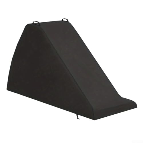 wenyouya Slide Cover für Kleinkinder (120 x 50 x 70 cm) – 420D Oxford-Gewebe mit wasserdichter Unterseite | winddichter Kordelzug & Belüftungsöffnungen | schwarze Schutzhülle für Outdoor-Spielsets von wenyouya