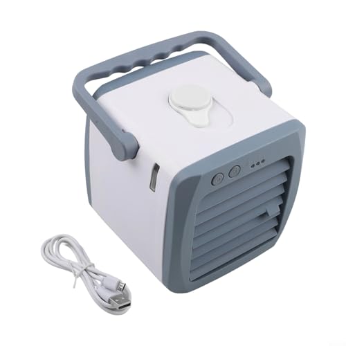 wenyouya Tragbarer USB-Luftkühler, Luftbefeuchter, große Kapazität, ABS-Desktop-Ventilator mit Eiskühlung für Zuhause, Auto, Camping von wenyouya
