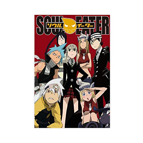 Leinwand-Poster, Motiv: Anime Soul Eater, 40 x 60 cm, ohne Rahmen von weqwe