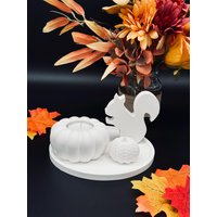 Herbsttablett | Herbstdeko Eichhörnchen Kürbis von werkstark