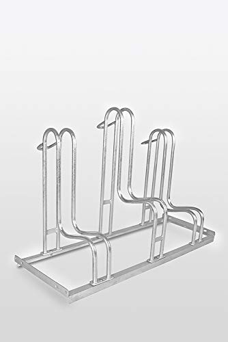 Fahrradständer Arizona 3 Stellplätze einseitig - Reifenbreite: 64 mm - Radabstand: 390 mm von werkzeugbilligercom