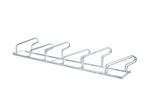 Fahrradständer Reihenparker TOP mit 45° Schrägstellung - links - 6 Stellplätzen - Reifenbreite bis 55 mm - Radabstand 350 mm Fahrradständer Reihenparker TOP mit 45° Schrägstellung - links - 6 Stellplätzen - Reifenbreite bis 55 mm - Radabstand 350 mm von HDE