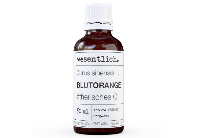 wesentlich. Duftlampe Blutorange 50ml - ätherisches Öl von wesentlich.