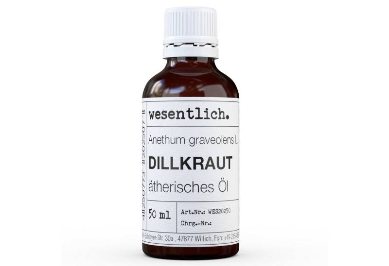 wesentlich. Duftlampe Dillkraut 50ml - ätherisches Öl von wesentlich.