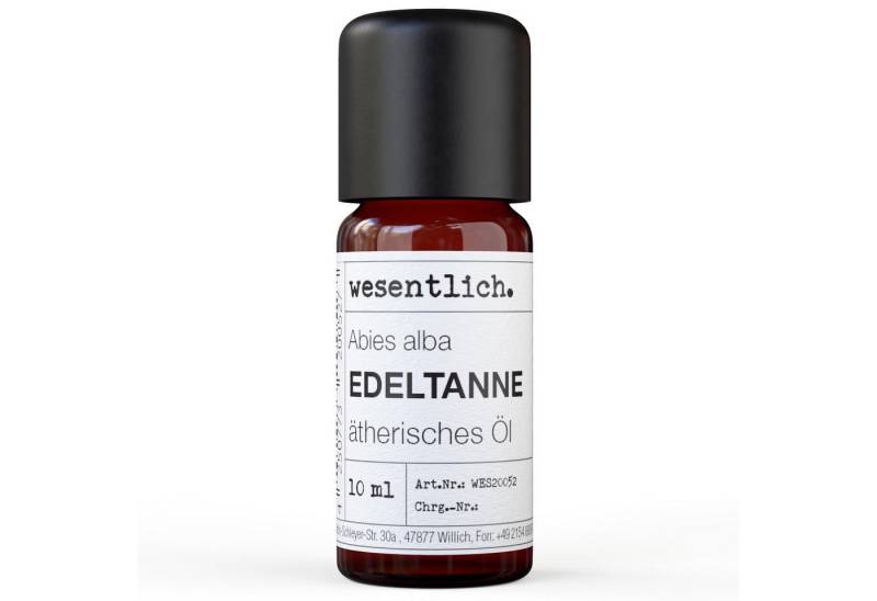wesentlich. Duftlampe Edeltannenöl 10ml - ätherisches Öl von wesentlich.