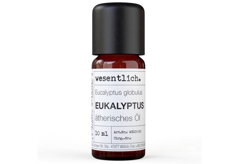 wesentlich. Duftlampe Eukalyptus globulus 10ml - ätherisches Öl von wesentlich.