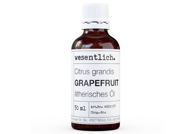 wesentlich. Duftlampe Grapefruit 50ml - ätherisches Öl von wesentlich.