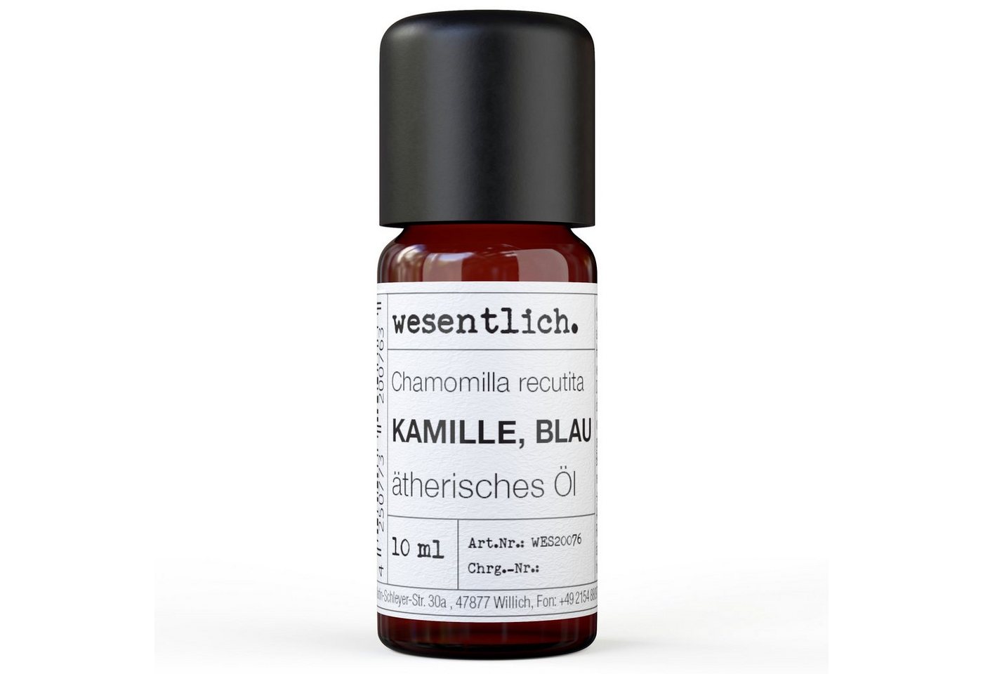 wesentlich. Duftlampe Kamille blau 10ml - ätherisches Öl von wesentlich.