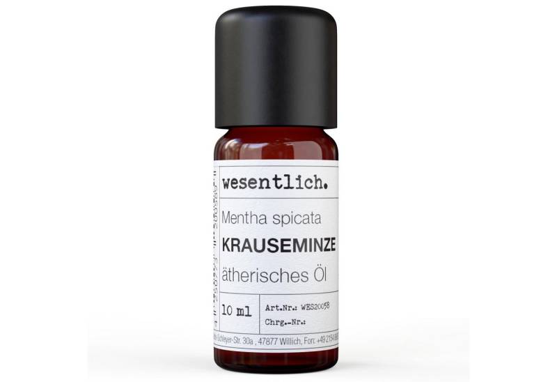 wesentlich. Duftlampe Krauseminze 10ml - ätherisches Öl von wesentlich.