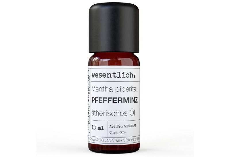 wesentlich. Duftlampe Pfefferminz 10ml - ätherisches Öl von wesentlich.
