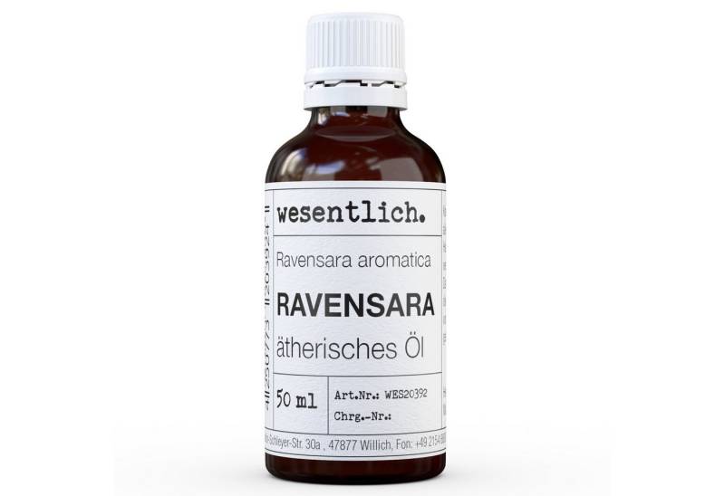 wesentlich. Duftlampe Ravensara 50ml - ätherisches Öl von wesentlich.