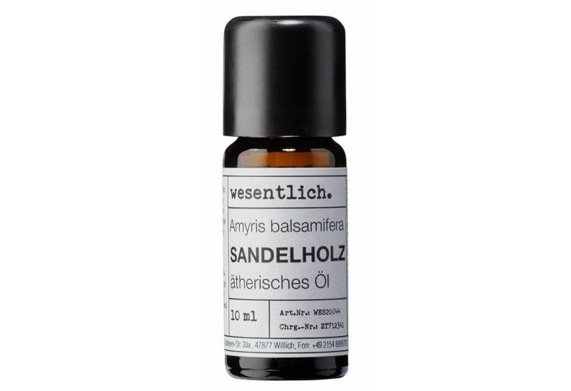 wesentlich. Duftlampe Sandelholz 10ml - ätherisches Öl von wesentlich.