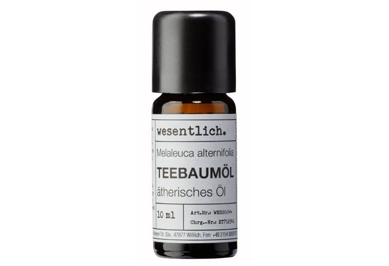 wesentlich. Duftlampe Teebaumöl 10ml - ätherisches Öl von wesentlich.